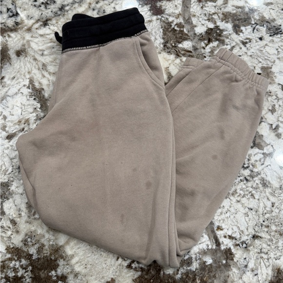 Carter's Tan Joggers Soft Sweatpants Relaxed Fit - Picture 1 of 3